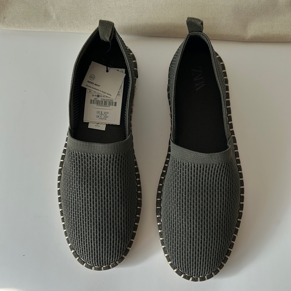 Zara  Men’s Green Espadrilles Size 9